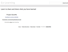 Tablet Screenshot of co-learning.net